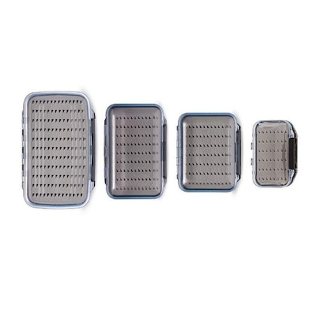 Adamsbuilt Fishing Adamsbuilt AB68BFB Clear Double Sided Fly Box - Streamer AB68BFB